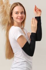 Kadın Tesettür Kolluk Siyah - Standart