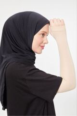 Tesettür Parmak Geçmeli Kolluk Namaz Kolluğu Ten Rengi - Standart